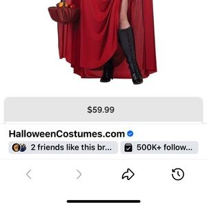 Little red riding hood Halloween costume. Worn once
